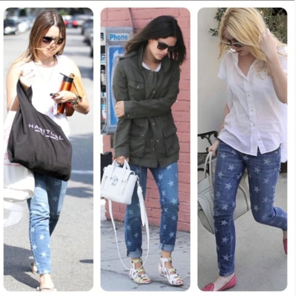 Current Elliot Stiletto Star mid rise star skinny jeans